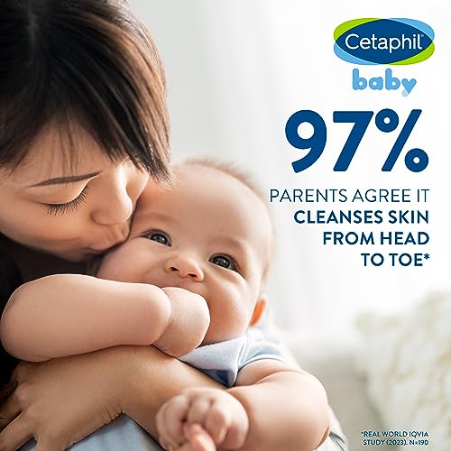 Cetaphil Baby Wash & Shampoo With Organic Calendula - Tear Free - Paraben, Colourant and Mineral Oil Free - 400ml Pump - Image 7