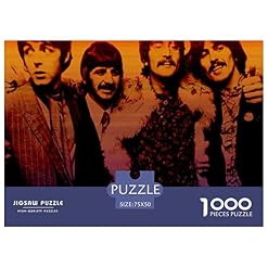 The Beatles 1000 Pièces Puzzle pour Adultes Groupes Célèbres Puzzles pour Adultes 1000 Pièces pour Adolescents Puzzle Jeu Jouet Cadeau Puzzle 1000pcs (75x50cm) - Les Beatles, Paul McCartney, John Lennon, RIngo Starr, George Harrison The Beatles 1000 Pièces Puzzle pour Adultes Groupes Célèbres Puzzles pour Adultes 1000 Pièces pour Adolescents Puzzle Jeu Jouet Cadeau Puzzle 1000pcs (75x50cm) – Image 2