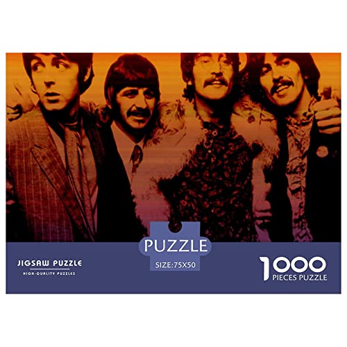 The Beatles 1000 Pièces Puzzle pour Adultes Groupes Célèbres Puzzles pour Adultes 1000 Pièces pour Adolescents Puzzle Jeu Jouet Cadeau Puzzle 1000pcs (75x50cm) - Les Beatles, Paul McCartney, John Lennon, RIngo Starr, George Harrison The Beatles 1000 Pièces Puzzle pour Adultes Groupes Célèbres Puzzles pour Adultes 1000 Pièces pour Adolescents Puzzle Jeu Jouet Cadeau Puzzle 1000pcs (75x50cm) – Image 3