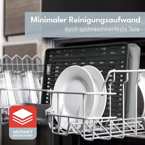 LEBENLANG 2in1 Elektrogrill Tischgrill elektrisch - Inkl. Standfuß & Grillzange I Elektro Grill für Draußen & Drinnen Balkon Tisch 2000W I Electric Grills Elektrische Tischgrills BBQ Balkongrill