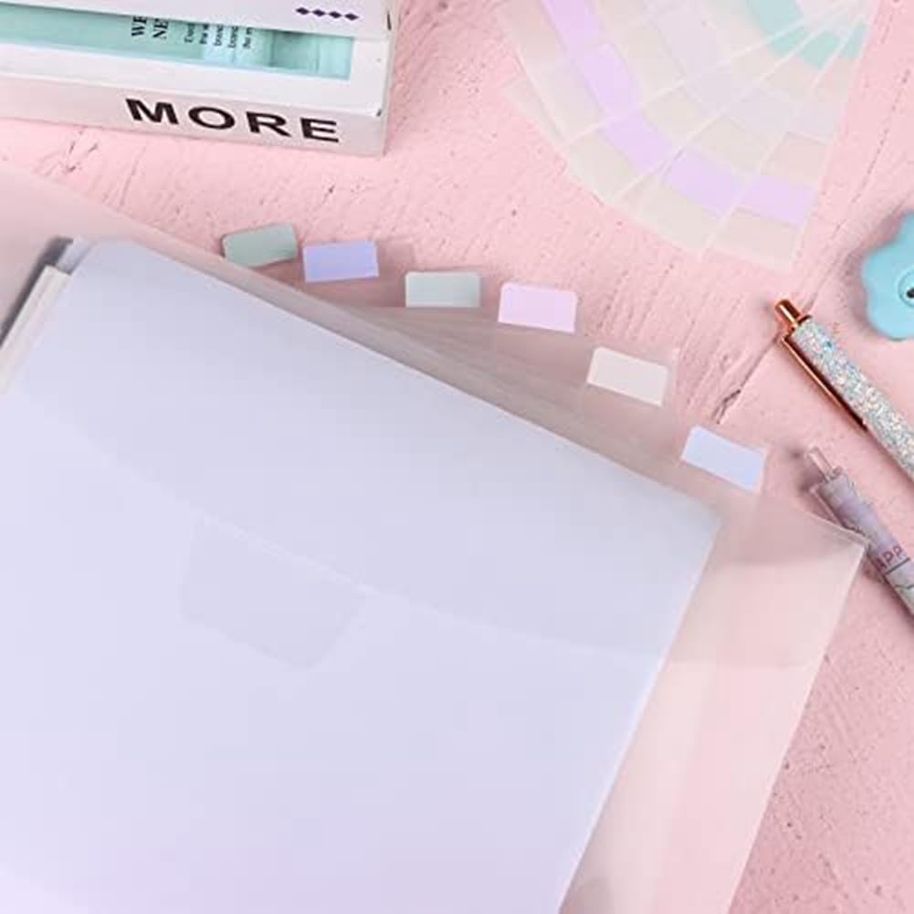 Organizer Trasparente Per Scrapbooking - 50 Sacchetti Con 120 Linguette Adesive, Per Carta E Album - Foto 8