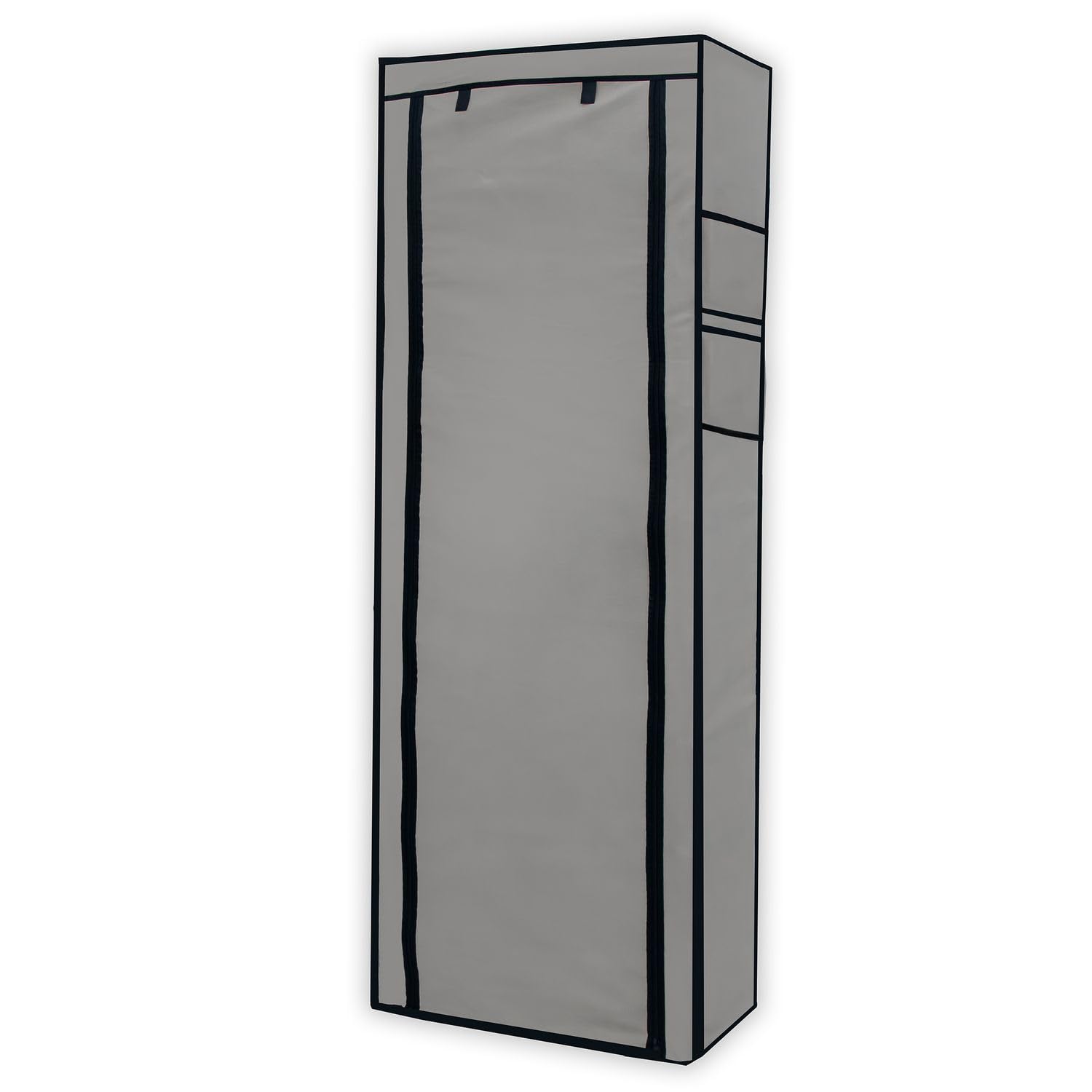 INTIRILIFE Vouwkast 108x170x45 cm in crème beige - met ritssluiting stoffen kast