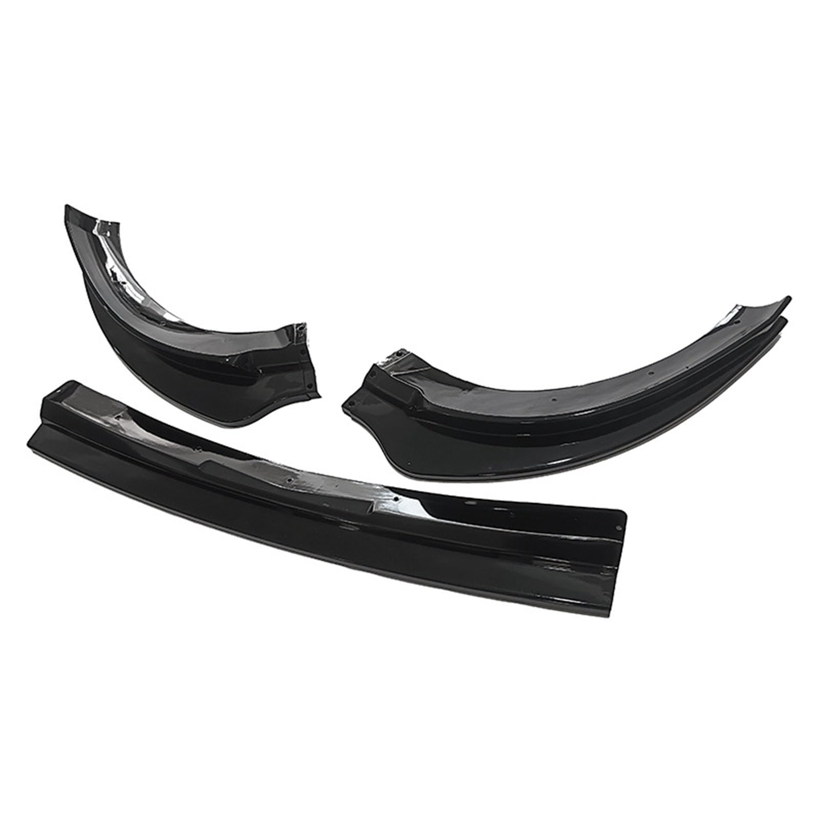 ZXYHBHD Compatible with Mercedes-Benz Sprinter W907 MP 2018-2025，Segmented Front Lip Splitter, Sport Front Bumper Chin Spoiler Kit