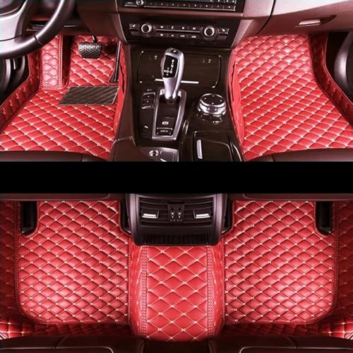 Tapis sol voiture anti salissure Lincoln Navigator 2016 2017 tapis rouge sur mesure