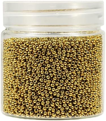 Bala&Fillic 2mm Round Size Uniform Seed Beads 10000pcs/110 Grams in Box 12/0 Purple Seed Beads Small Craft Seed Beads for Making Jewelry Earring Bracelets Necklace (Purple)