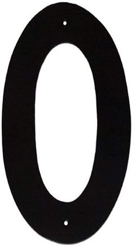 Montague Metal Products - Números de casa individuales, escritos en letra Helvetica