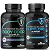 Zenmen Gut Health Bundle Body Odor and H.Pylori Support Capsules