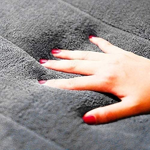 Alfombra de baño Cuarto de baño Alfombra Absorción de agua Alfombra Coral Corral Memoria de espuma Cuarto de baño Matera de cocina Piso de la puerta Baño Absorbente y estera antideslizante resistente