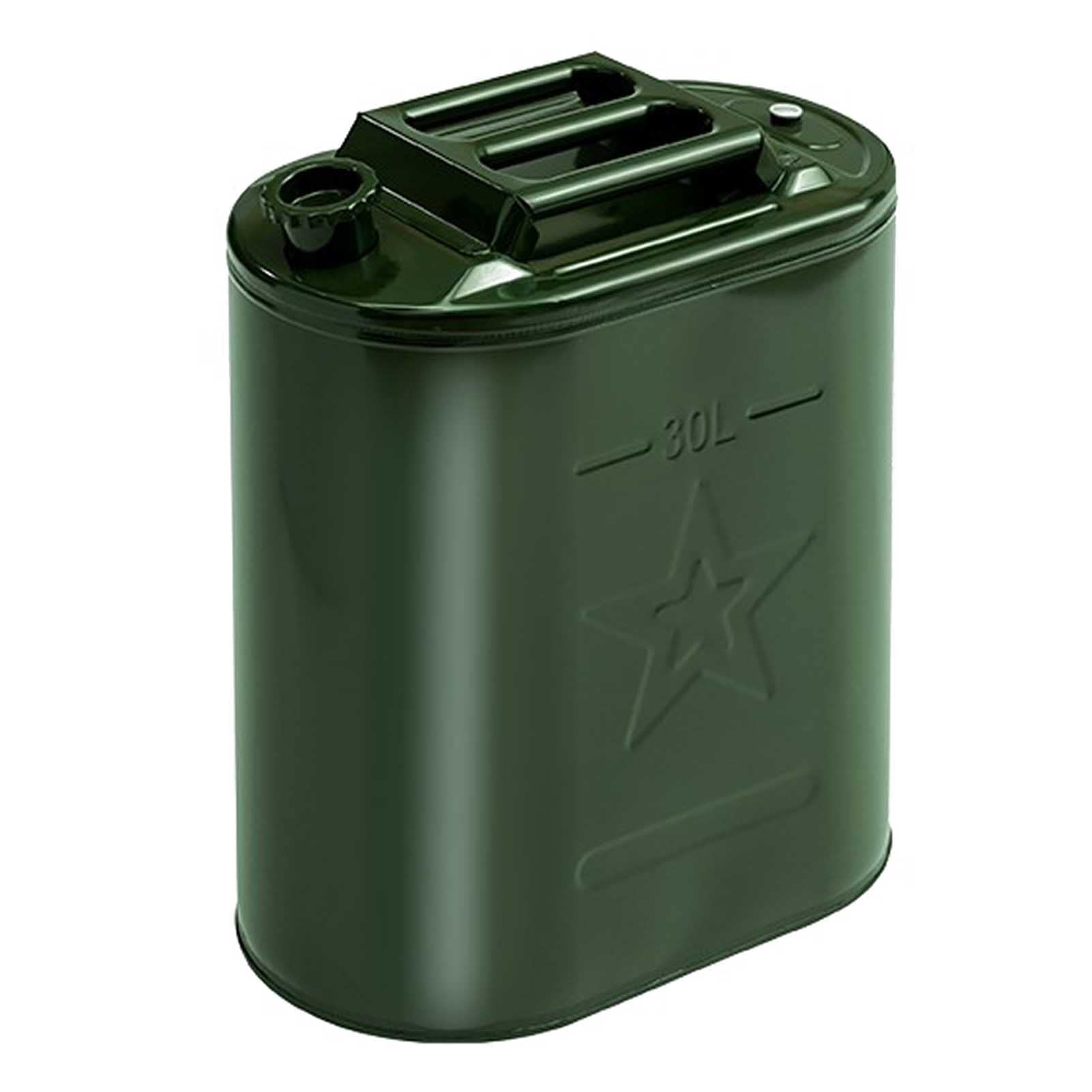 Jerrycan en métal de 30 litres WUTONG pour road trip et travaux