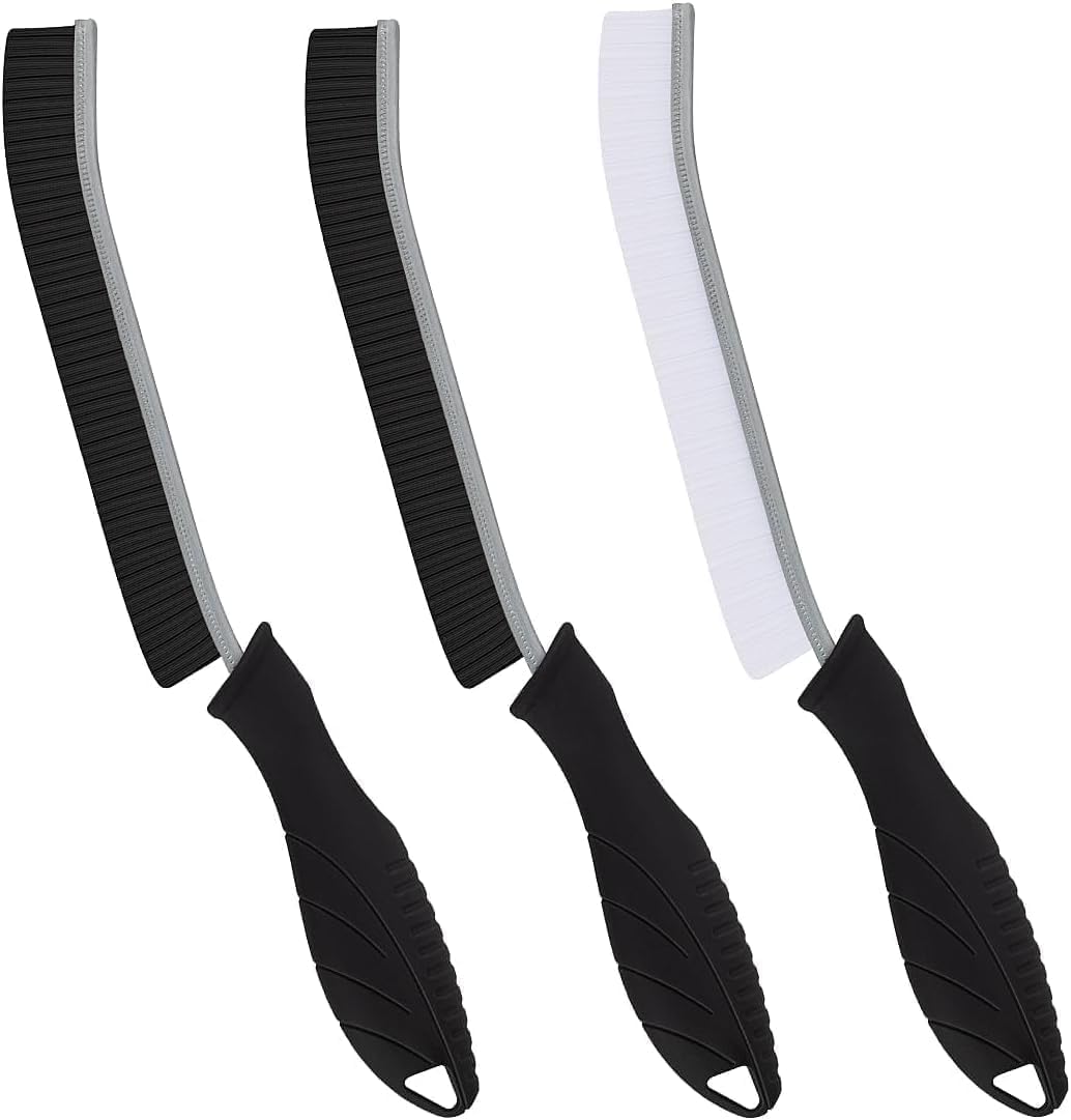 Cleaning Brushes - Multipurpose Crevice Brush for Gaps, Grouts, Shower, Tiles, Floors - Multifunction Cleaning Tool for Home, Kitchen, Bathroom, Windows, Car and Garden (3PCS)