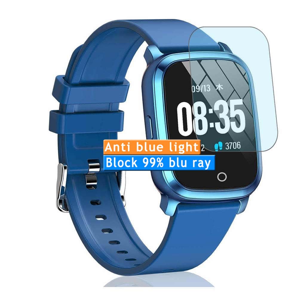 Vaxson3-Pack Anti Blue Light Screen Protector, compatible with MEMEDA 1.3" Smartwatch, TPU Guard Film Protectors Sticker [NOT Tempered Glass] New