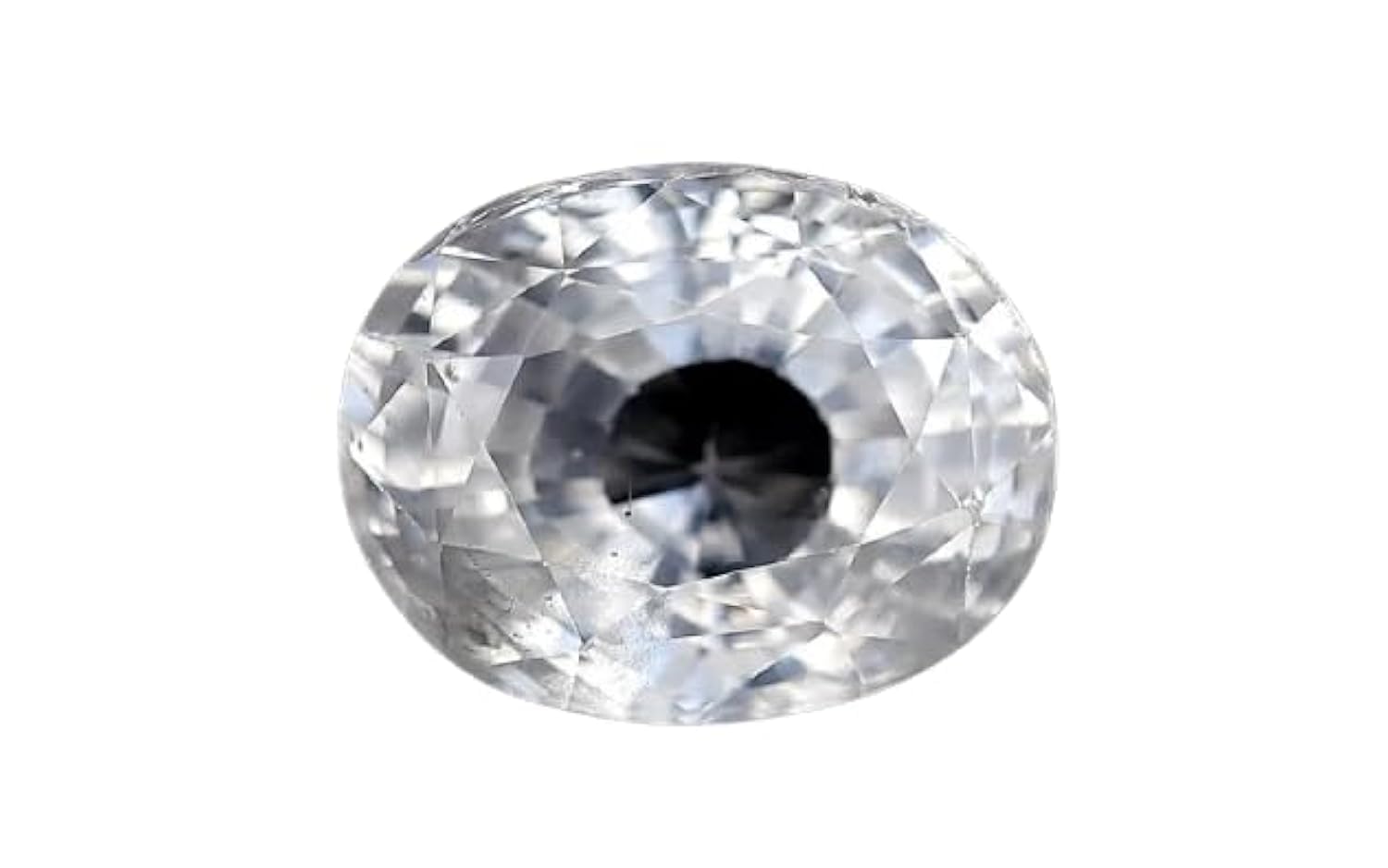 Pierre de saphir blanc naturel de 2 carats non chauffée pour astrologie - 8