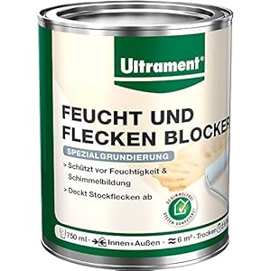 Ultrament Vocht- en vlekblokker, wit, 750 ml