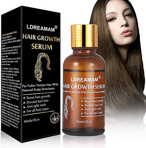 Hair Growth Serum,Hair Growth Oil,Hair Growth Treatment For Hair Loss,Prevent Hair Loss & Thinning,Promotes Thicker,Stronger Hair,Suitable for Men and Women of All Hair Types