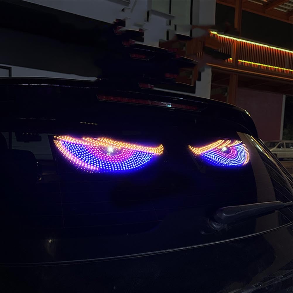 Amazon.co.jp: 車用デビルアイライト2個 ダイナミックデビルアイライト