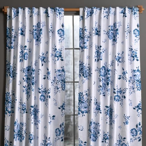Maison d' Hermine Curtains for Living Room 100% Cotton 50"x124" (Pack of 2)