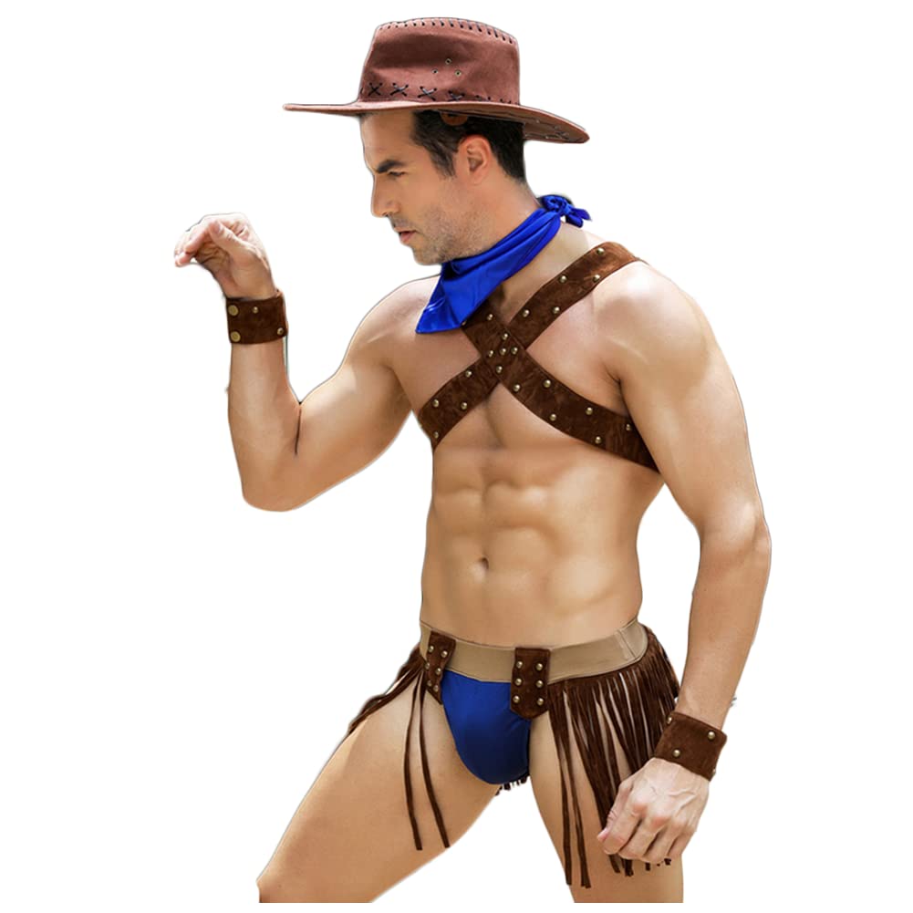 Tanga para Hombre Sexy Lingerie Conjunto de Cosplay