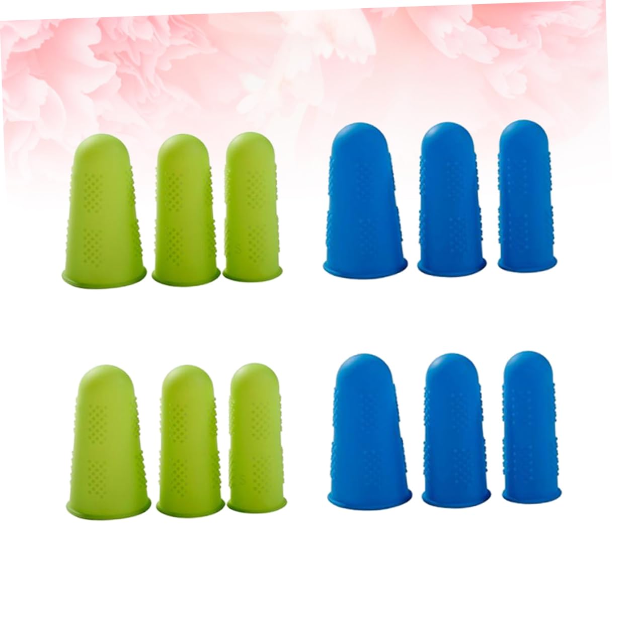 CHILDWEET 12pcs Cover Finger Flexible Finger Cover Finger Protection Finger Cots Finger Cots Finger Cot Protective Sleeves Finger Covers Anti-Scratch Finger Cover Protectors Finger Blue