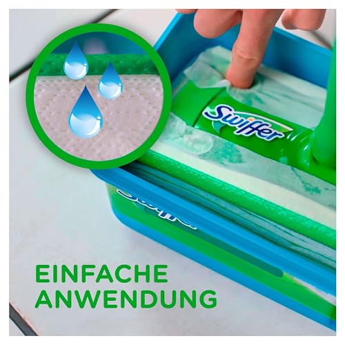 Swiffer Bodenwischer Feuchte Bodentücher Nachfüllpack Mit Zitrone Frischem Duft 10x, Für Eine Schnelle Und Einfache Reinigung – Bild 6
