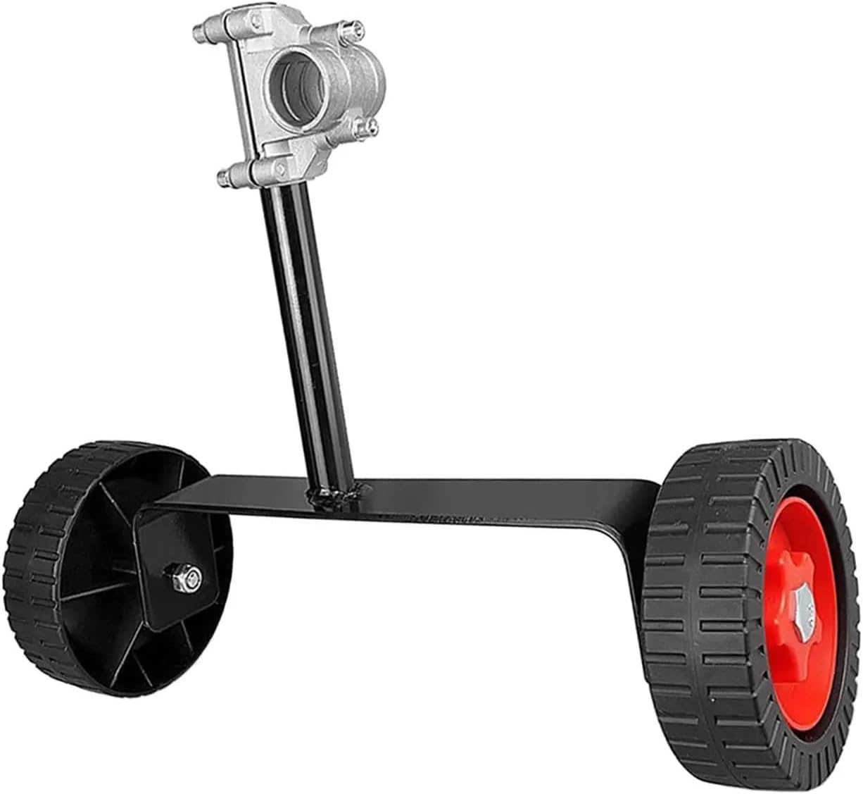 string trimmer wheel attachment Lawn Mower Support Wheel Grass Trimmer Adjustable Wheels Attachment Garden Cutter Power Tool(Fits 28mm Shaft)