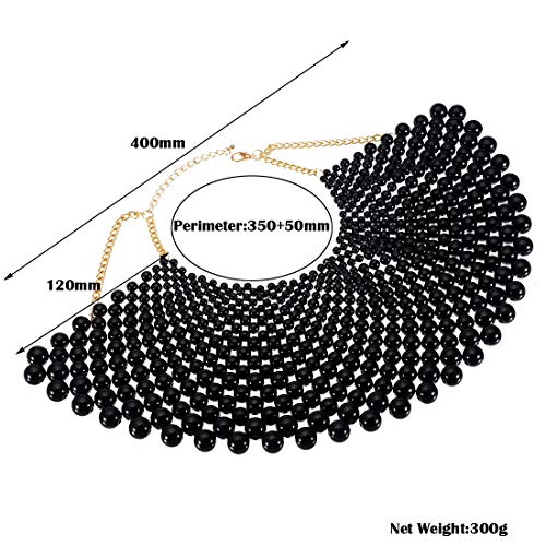 Bib Collar Necklace Christmas Gift Chunky Ccb Resin Beads Chain Choker Statement Necklace Womens Fashion Jewelry Necklace #TOP3