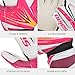 Linkidea Pink Soccer Goalie Gloves, Kids Youth Goalkeeper Gloves with Anti-Slip Latex Palms, Breathable Soccer Goalkeeper Gloves for Game or Training (Size 6)
