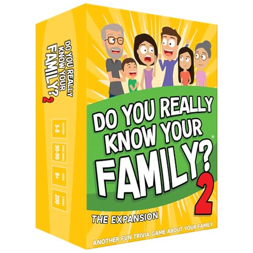 Do You Really Know Your Family? 2 the Expansion Game for More Family Fun