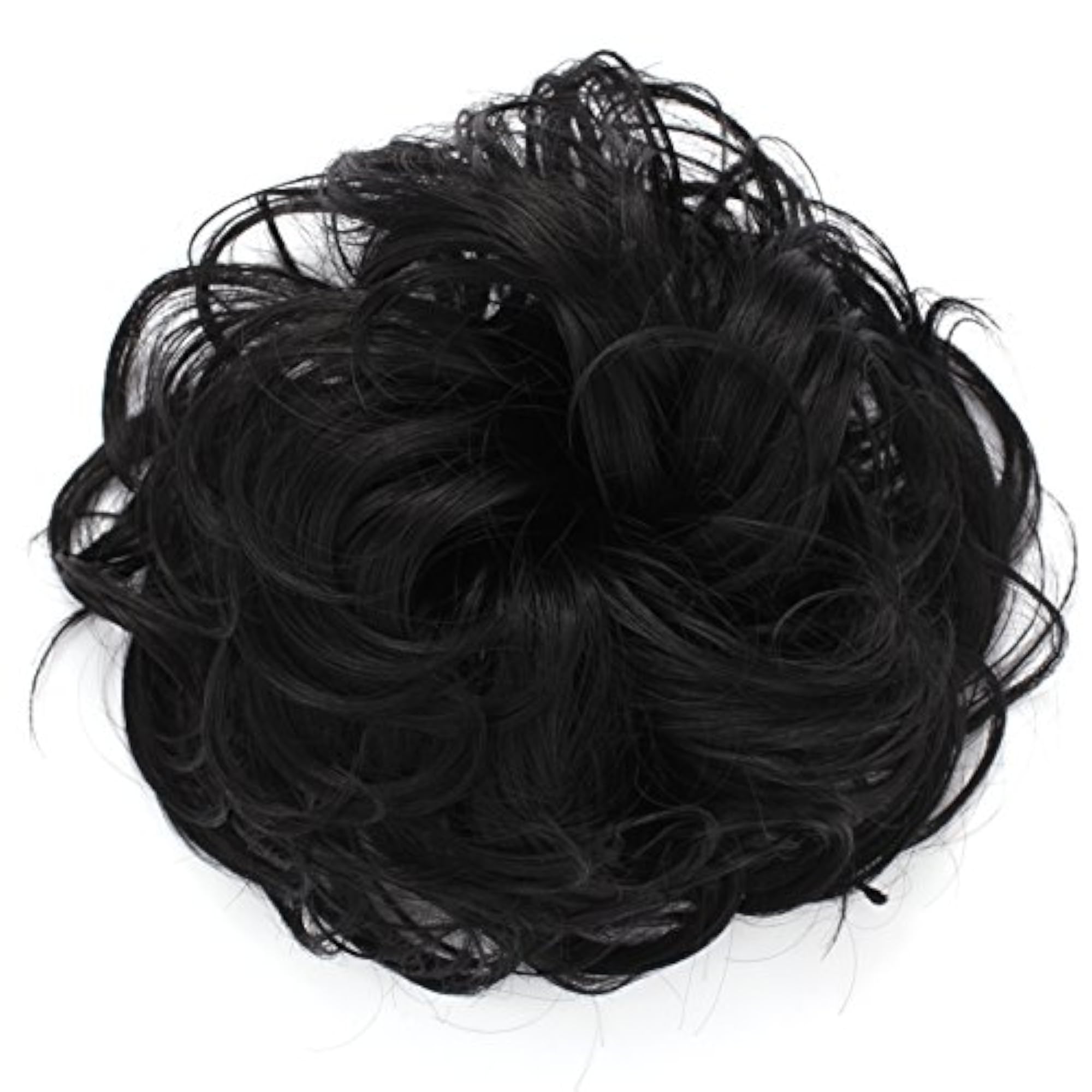 Synthetic Clip On Messy Hair Bun Extension for Women