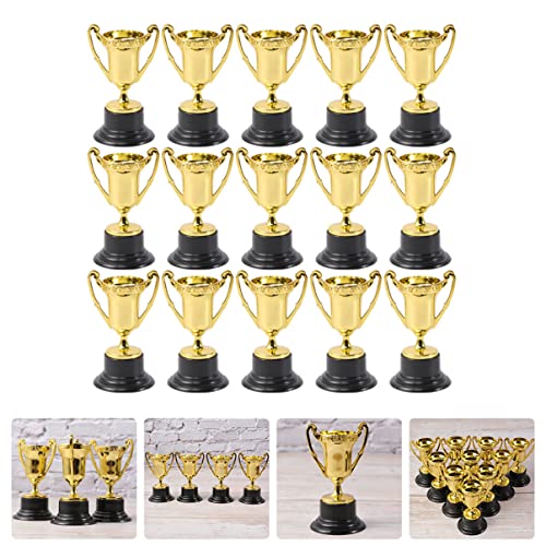 TOYANDONA 60 Peças Prêmio de Ouro para Crianças Troféu de Recompensa Troféu Troféu Modelo Troféus Pr