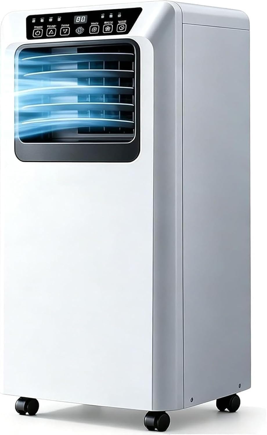 HURUMA Aire Acondicionado Portátil 7000/9000 BTU 3 en 1 con Mando, Temporizador 24h, Kit de Ventana, Eficiencia A, Clase A Refrigerador para Dormitorio y Salón, 9000btu