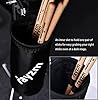 Rayzm Drum Stick Bag Holder, Nylon Mallet/Brush/Beater Stick Holder with Aluminum Clamp for Drum Kit & Music Stand (1.5-3cm Diameter Pole), UP to 12 Pairs of Sticks #2