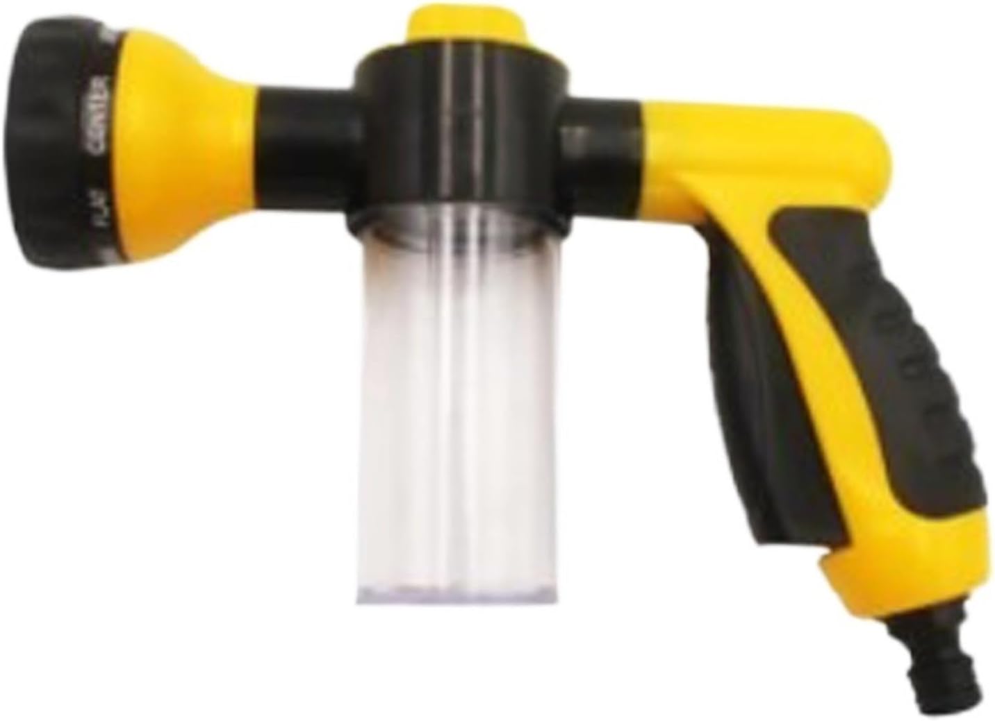 Car Water Gun Hose Nozzle Car Washer Garden Watering Jet Spray High Pressure Sprinkler Foam Lance Cleaning Washing Foam Gun(Yellow-1)
