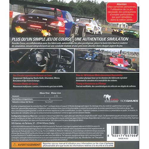 Assetto Corsa Jeu Xbox One - vue 4