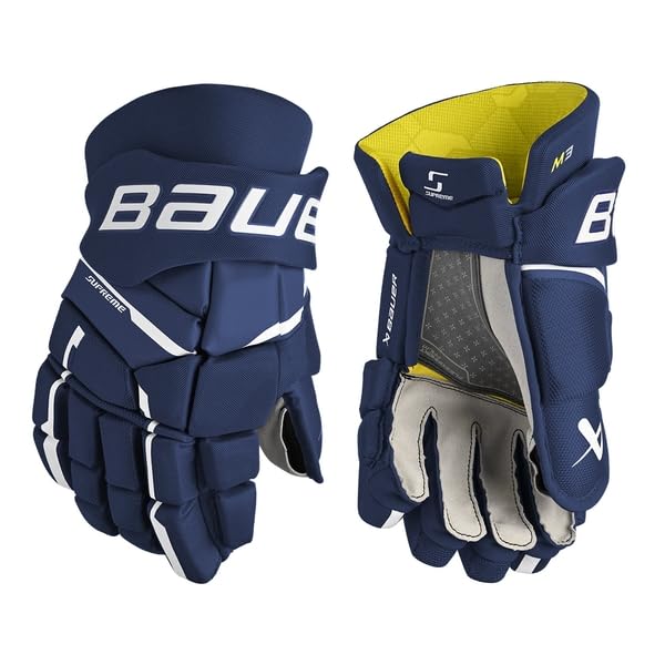 Bauer Supreme M3 Handschuhe Intermediate, Größe:13 Zoll, Farbe:schwarz/rot Sport & Freizeit