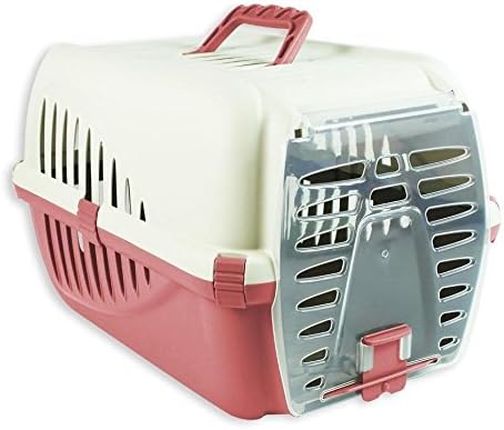 ALANNAHS ACCESSORIES Strong Pet Carrier Crate Cat Kitten Puppy Dog Box Cage Transport Vet Travel