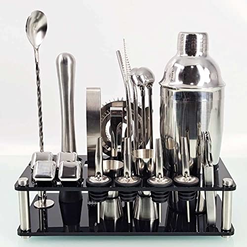 Set Coctelera Bartender con Soporte y Accesorios miniatura 2