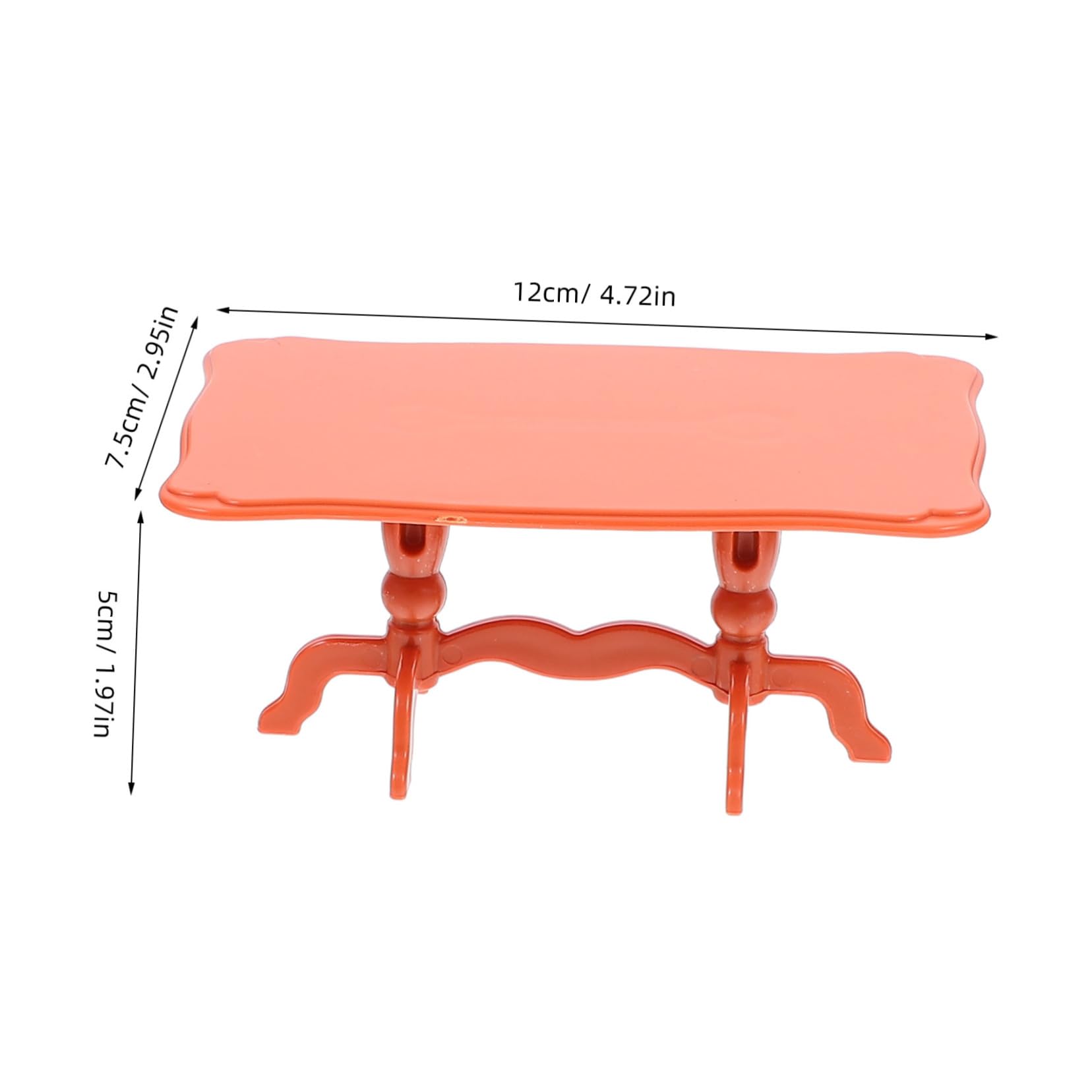 ERINGOGO 1 Mini Table and Chair for Table and Chairs Table and Chairs Resin Table and Chairs Mini Table and Chairs Brown