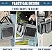 GAPZER Cat Carrier Alaska Airline TSA Approved 17x11x9.5 Soft-Sided Small Pet Air Travel Carry Bag, Southwest Airplane Kitten 12lbs Crate in Cabin Under-Seat Traveling Cage Tiny Dog Under 8 Pound
