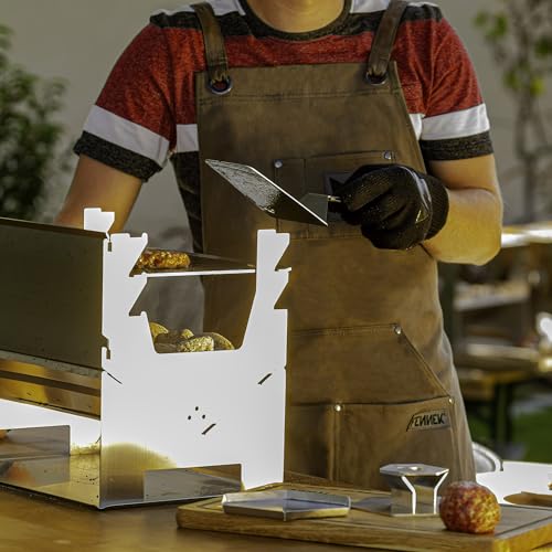FENNEK Grillschürze | hochwertig verarbeitet | mit Imprägnierung durch Wachsschicht