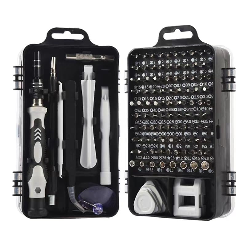Precision Screwdriver Kit, 115 Piece Tool Set, Tool Organizer, Precision Instrument Repair Tools, Screwdriver Set