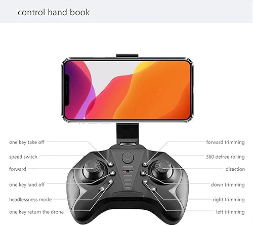 Miniatura 6 de Drones with Camera for Adults 4K Foldable Drones for Kids RC Drone Toys Gifts for Boys Girls One Key Take Off Waypoint Fly Gesture Control Altitude