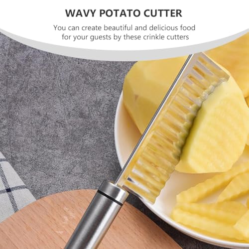 Cortador ondulado para papas acero inox 2 piezas miniatura 7