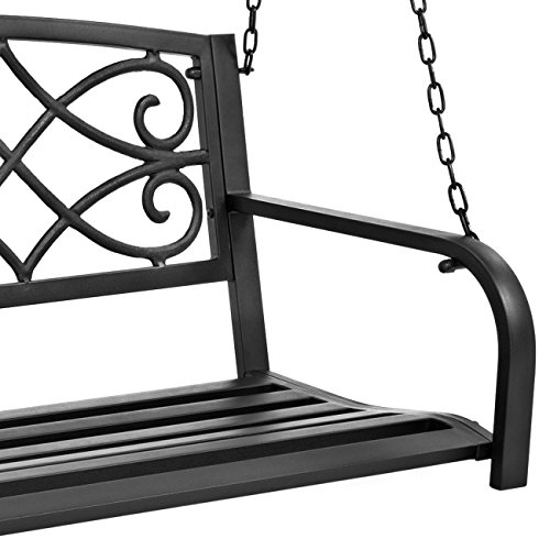 Best Choice Products 2-Person Metal Outdoor Porch Swing - Image 5
