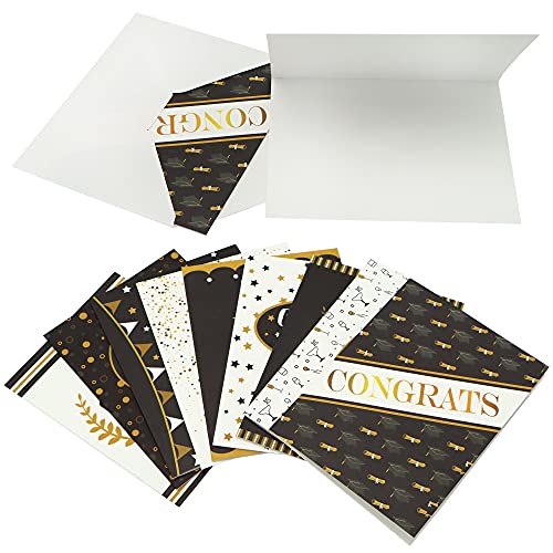 Joyin 72 Pack Graduation Cards With Envelopes And Gold Foil, Congratulations Greeting Cards, Grad Gift Greeting Cards College & High School 2023 Graduation Gifts Party Supplies #TOP13