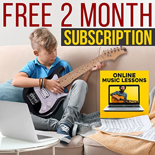 Pyle-Kids-Electric-Guitar-Starter-Kit-with-Amplifier-30-Mini-Instrument-w-10W-Amp-Complete-Accessories-PEGKT30