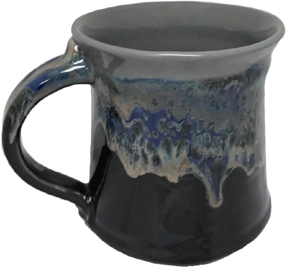 Clay in Motion Handmade Medium Mug (Stormy Night)