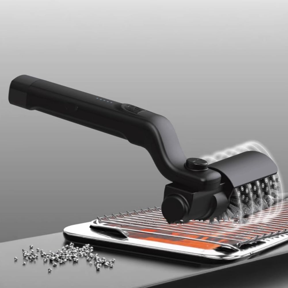 Spazzola per barbecue ricaricabile motorizzata Cleaner Camping Grill Remover Grill Spazzola di pulizia