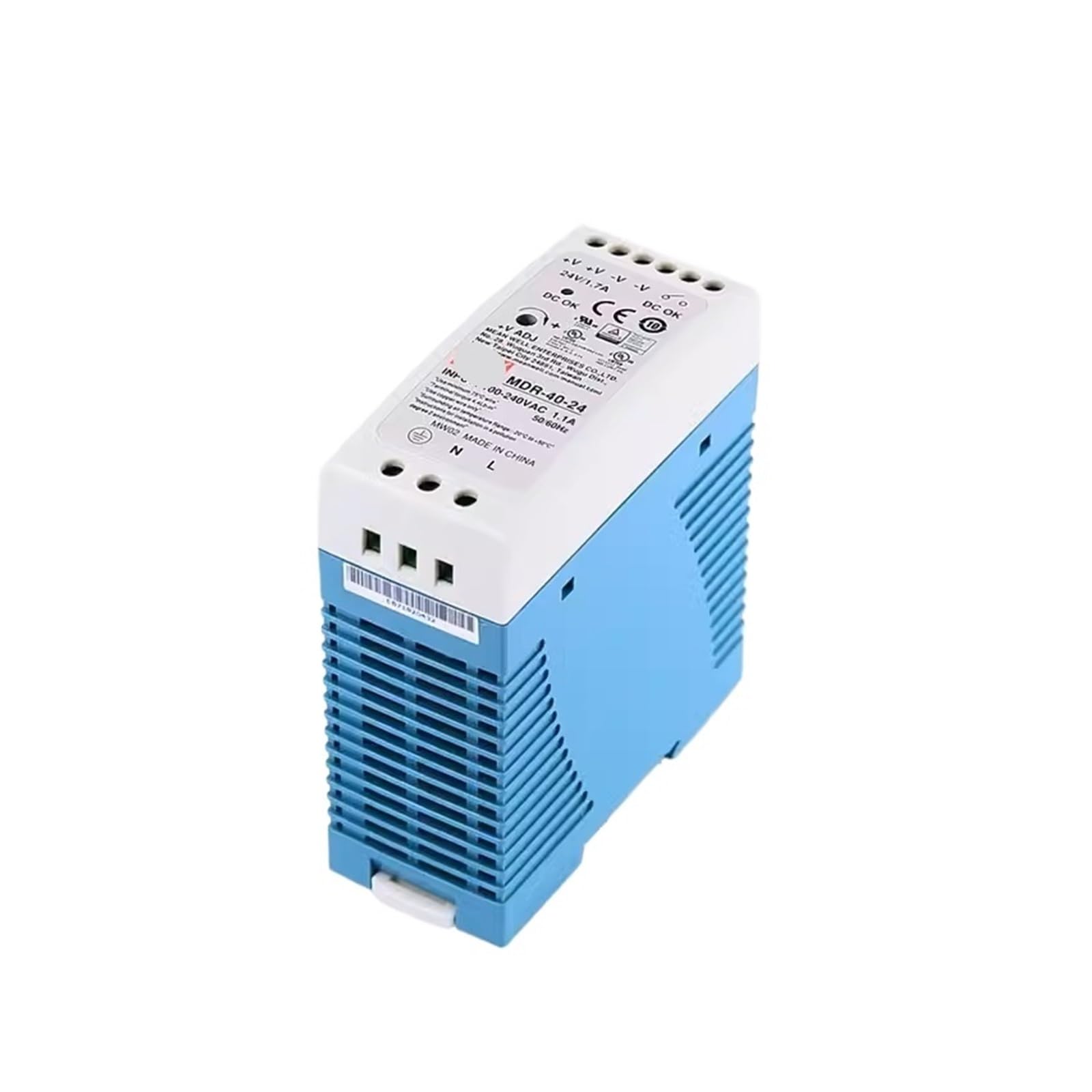 Alimentation industrielle 40W MDR-40 pour rail DIN