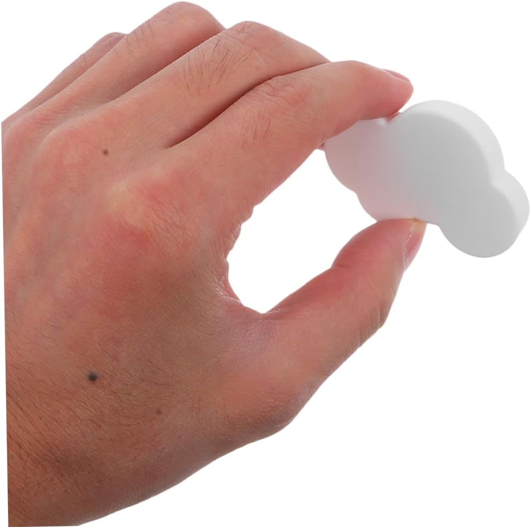6pcs Cloud Shape Cabinet Knobs Soft Cabinet Handle Pulls Cartoon Drawer Knobs Nursery to Kitchen