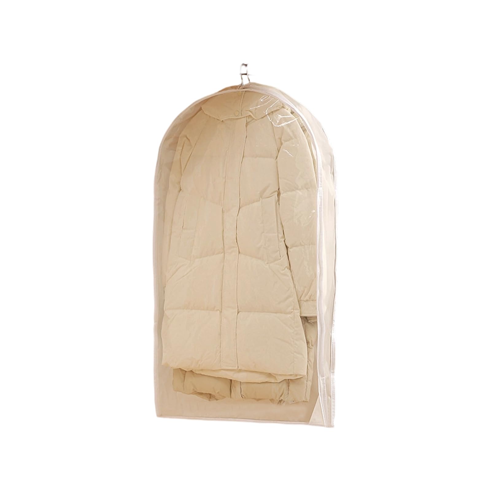 alloneslife Storage Bag for Seasonal Clothes with Transparency Window PEVA Garment Organiser for Home Travel Compression Bag